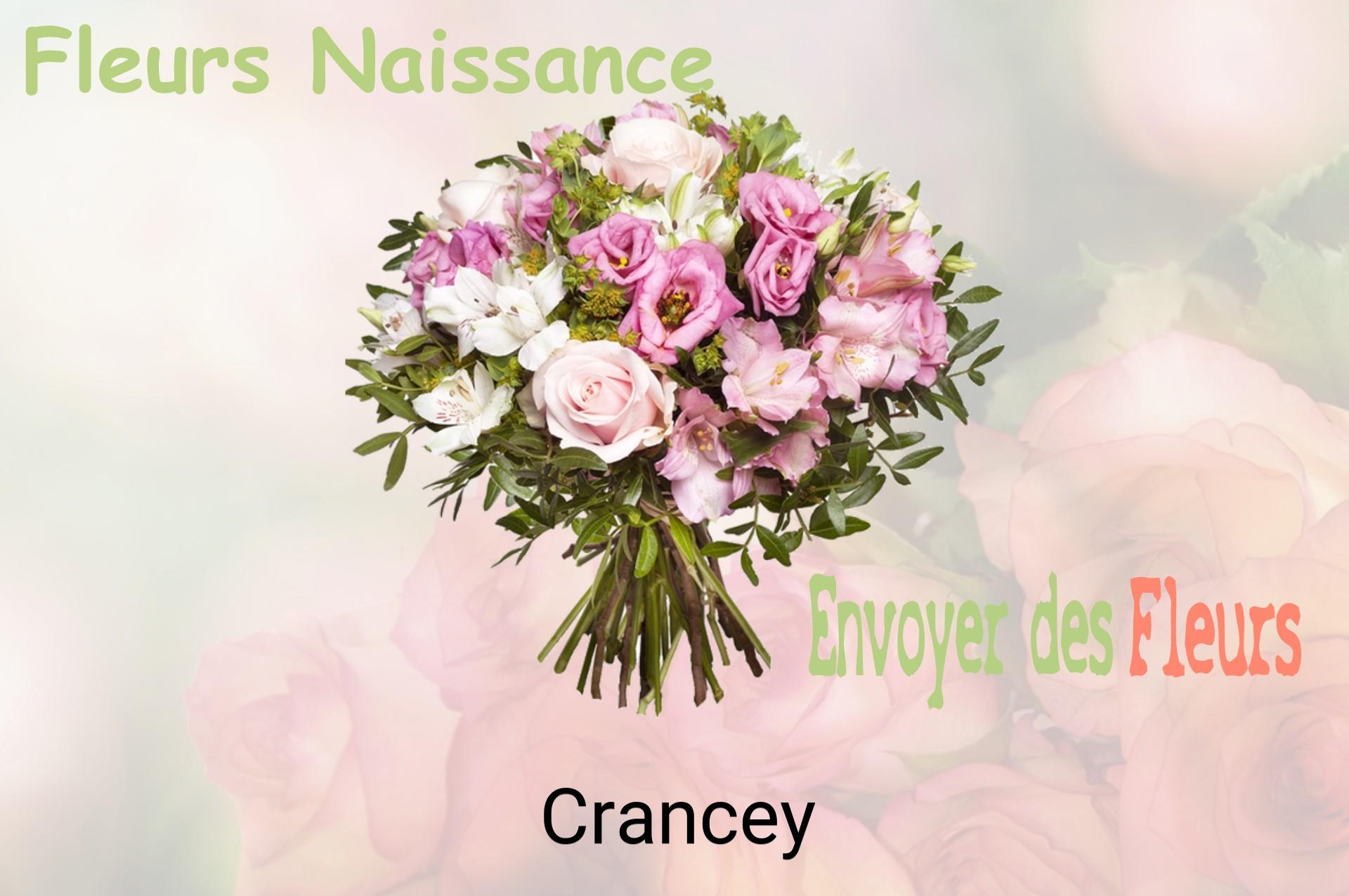 Bouquet de fleurs de naissance livré à Crancey